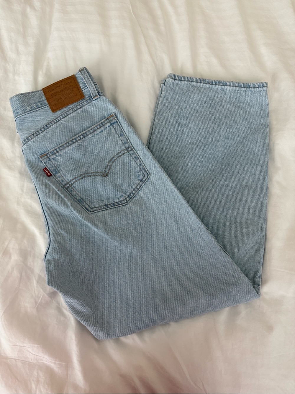 Levi's Light Blue Women's Baggy Dad Jeans